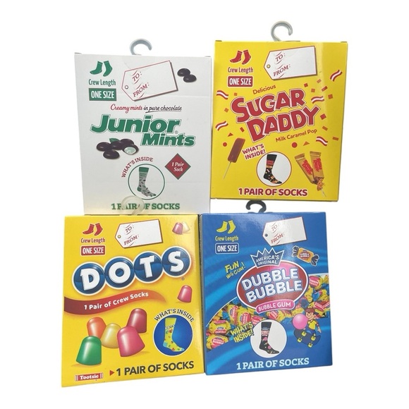 Other - Junior Mints, Sugar Daddy, Dots, Dubble Bubble Socks